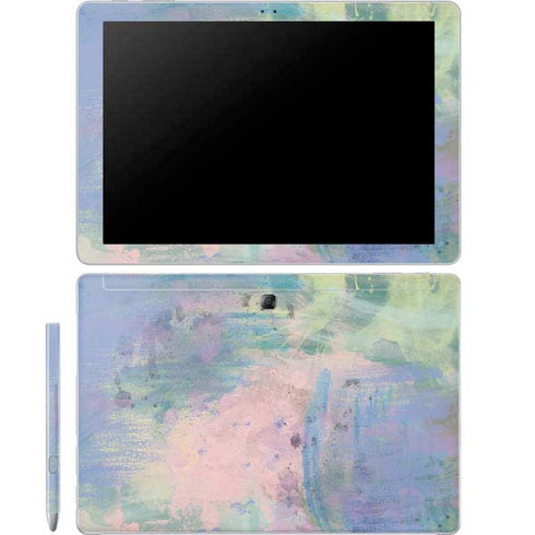 Rose Quartz & Serenity Abstract Galaxy Book 12in Skin