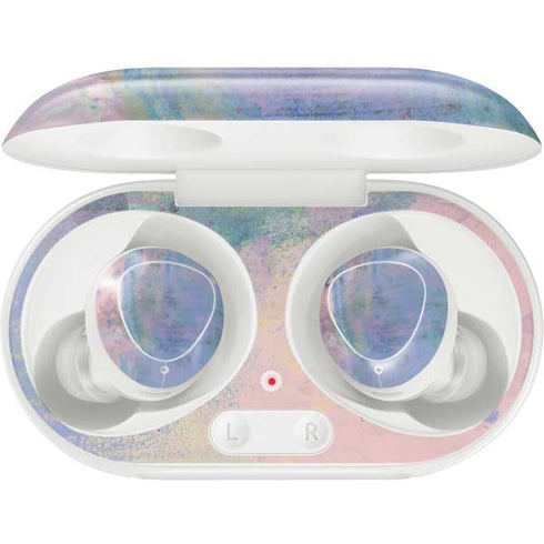 Rose Quartz & Serenity Abstract Galaxy Buds Plus Skin