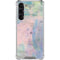 Rose Quartz & Serenity Abstract Galaxy S24 FE Clear Case