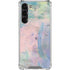 Rose Quartz & Serenity Abstract Galaxy S24 FE Clear Case