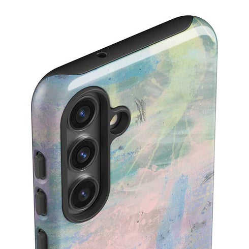 Rose Quartz & Serenity Abstract Galaxy S25 Impact Case