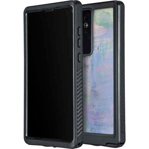 Rose Quartz & Serenity Abstract Galaxy S24 Ultra Waterproof Case