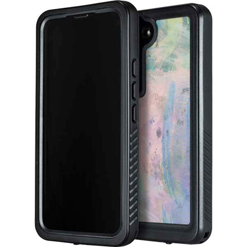 Rose Quartz & Serenity Abstract Galaxy S24 Waterproof Case