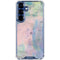 Rose Quartz & Serenity Abstract Galaxy S25 Clear Case