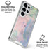 Rose Quartz & Serenity Abstract Galaxy S25 Ultra Clear Case