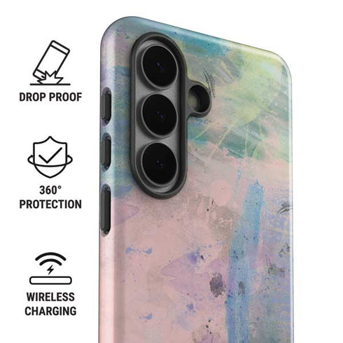 Rose Quartz & Serenity Abstract Galaxy S26 Plus Impact Case