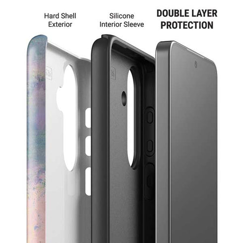 Rose Quartz & Serenity Abstract Galaxy S26 Plus Impact Case