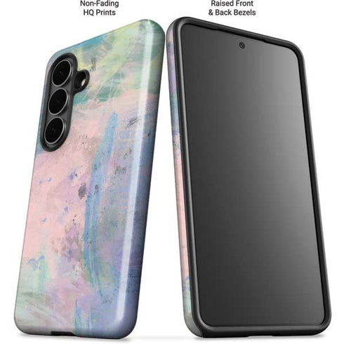 Rose Quartz & Serenity Abstract Galaxy S26 Plus Impact Case
