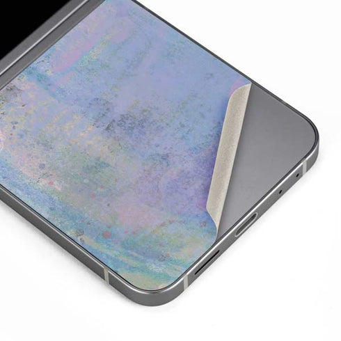 Rose Quartz & Serenity Abstract Galaxy Z Flip6 Skin