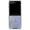 Rose Quartz & Serenity Abstract Galaxy Z Flip7 Clear Case