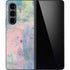 Rose Quartz & Serenity Abstract Galaxy Z Fold5 5G Skin