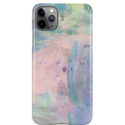 Rose Quartz & Serenity Abstract iPhone Cases