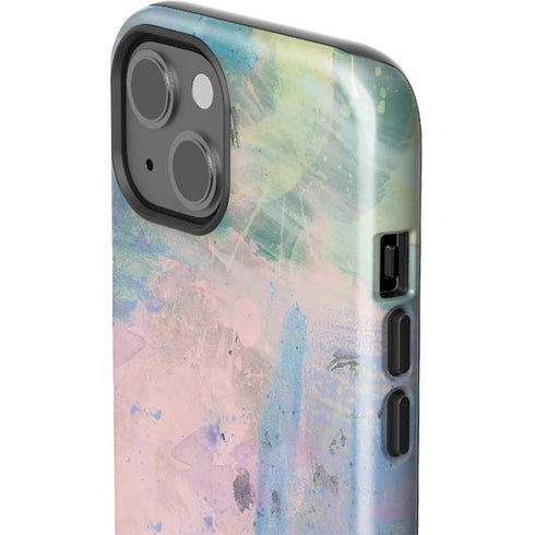 Rose Quartz & Serenity Abstract iPhone 15 Impact Case