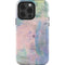 Rose Quartz & Serenity Abstract iPhone 15 Pro Impact Case