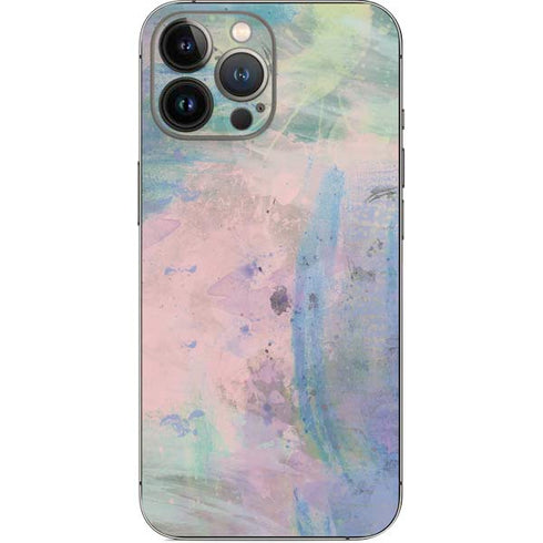 Rose Quartz & Serenity Abstract iPhone 15 Pro Max Skin