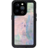 Rose Quartz & Serenity Abstract iPhone 15 Pro Waterproof Case