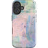 Rose Quartz & Serenity Abstract iPhone 16 Impact Case