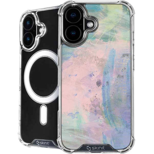 Rose Quartz & Serenity Abstract iPhone 16 Plus MagSafe Case