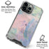 Rose Quartz & Serenity Abstract iPhone 16 Pro Clear Case
