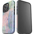Rose Quartz & Serenity Abstract iPhone 16 Pro Impact Case