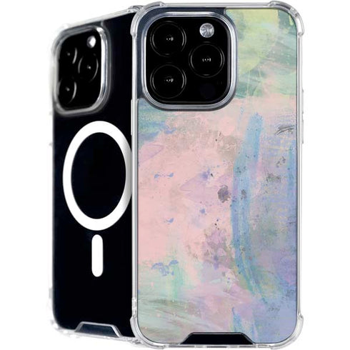 Rose Quartz & Serenity Abstract iPhone 16 Pro MagSafe Case