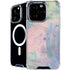 Rose Quartz & Serenity Abstract iPhone 16 Pro MagSafe Case