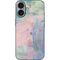 Rose Quartz & Serenity Abstract iPhone 16 Skin