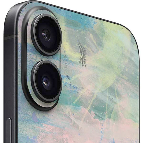 Rose Quartz & Serenity Abstract iPhone 16 Skin