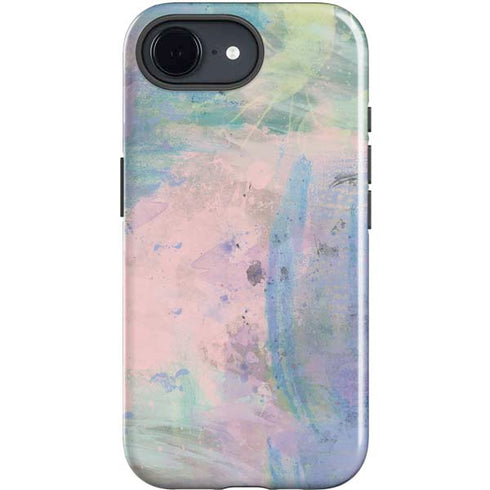 Rose Quartz & Serenity Abstract iPhone 16e Impact Case