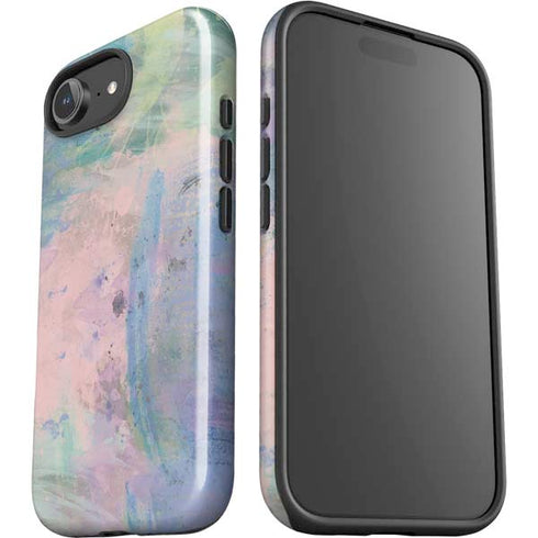 Rose Quartz & Serenity Abstract iPhone 16e Impact Case