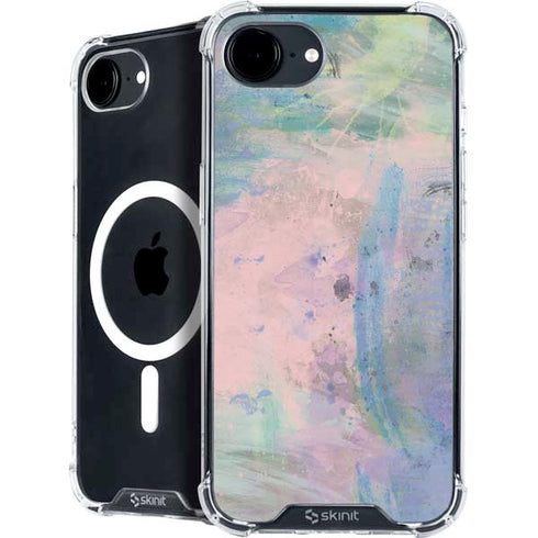 Rose Quartz & Serenity Abstract iPhone 16e MagSafe Case