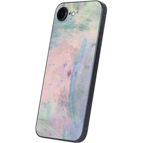 Rose Quartz & Serenity Abstract iPhone 16e Skin
