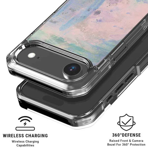 Rose Quartz & Serenity Abstract iPhone 17 Air MagSafe Case