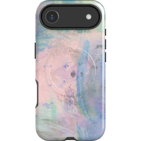 Rose Quartz & Serenity Abstract iPhone 17 Air Magsafe Impact Case