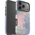 Rose Quartz & Serenity Abstract iPhone 17 Pro Impact Case
