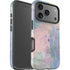 Rose Quartz & Serenity Abstract iPhone 17 Pro Max Impact Case