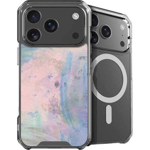 Rose Quartz & Serenity Abstract iPhone 17 Pro Max MagSafe Case