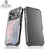 Rose Quartz & Serenity Abstract iPhone 18 Pro Clear Case