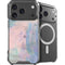 Rose Quartz & Serenity Abstract iPhone 18 Pro MagSafe Case