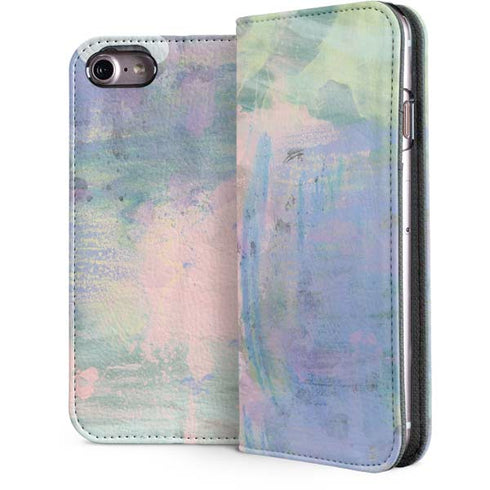 Rose Quartz & Serenity Abstract iPhone 7 Folio Case
