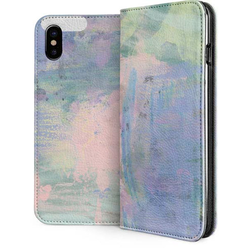 Rose Quartz & Serenity Abstract iPhone 8 Folio Case