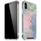 Rose Quartz & Serenity Abstract iPhone X/XS Clear Case