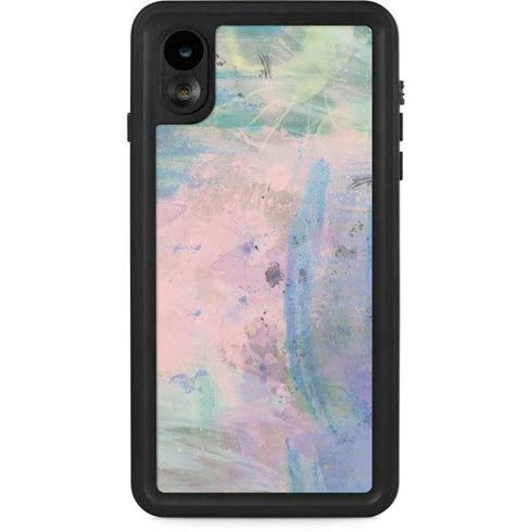 Rose Quartz & Serenity Abstract iPhone Cases