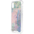 Rose Quartz & Serenity Abstract iPhone XS Clear Case