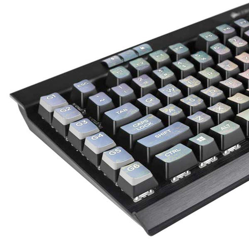 Rose Quartz & Serenity Abstract K95 RGB PLATINUM Mechanical Gaming Keyboard Skin