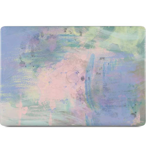 Rose Quartz & Serenity Abstract MacBook Skins
