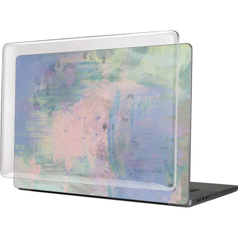 Rose Quartz & Serenity Abstract MacBook Cases