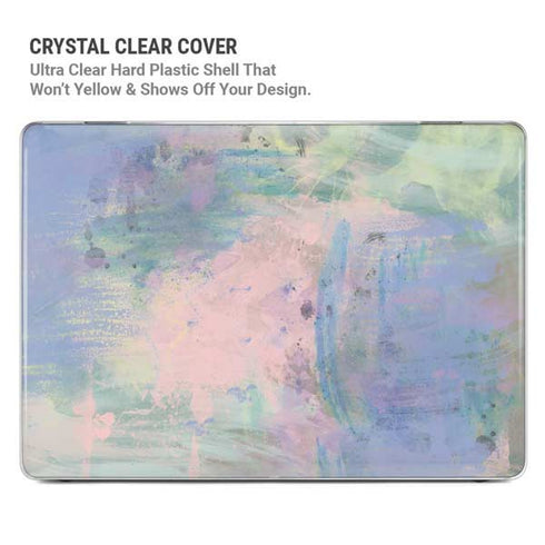 Rose Quartz & Serenity Abstract MacBook Cases
