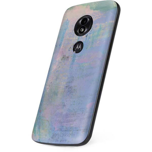 Rose Quartz & Serenity Abstract Moto E5 Play Skin