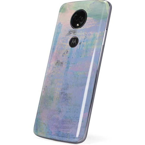 Rose Quartz & Serenity Abstract Moto E5 Plus Skin